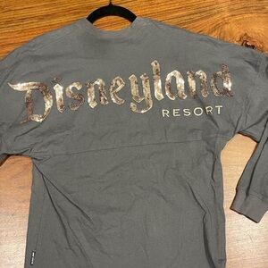 Disney Parks Disneyland Spirit Jersey with Rose Gold Sequin Lettering Size XS